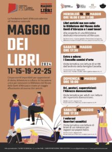 Maggio di Libri 2024: La locandina delle attività al Museo delle Genti D'Abruzzo