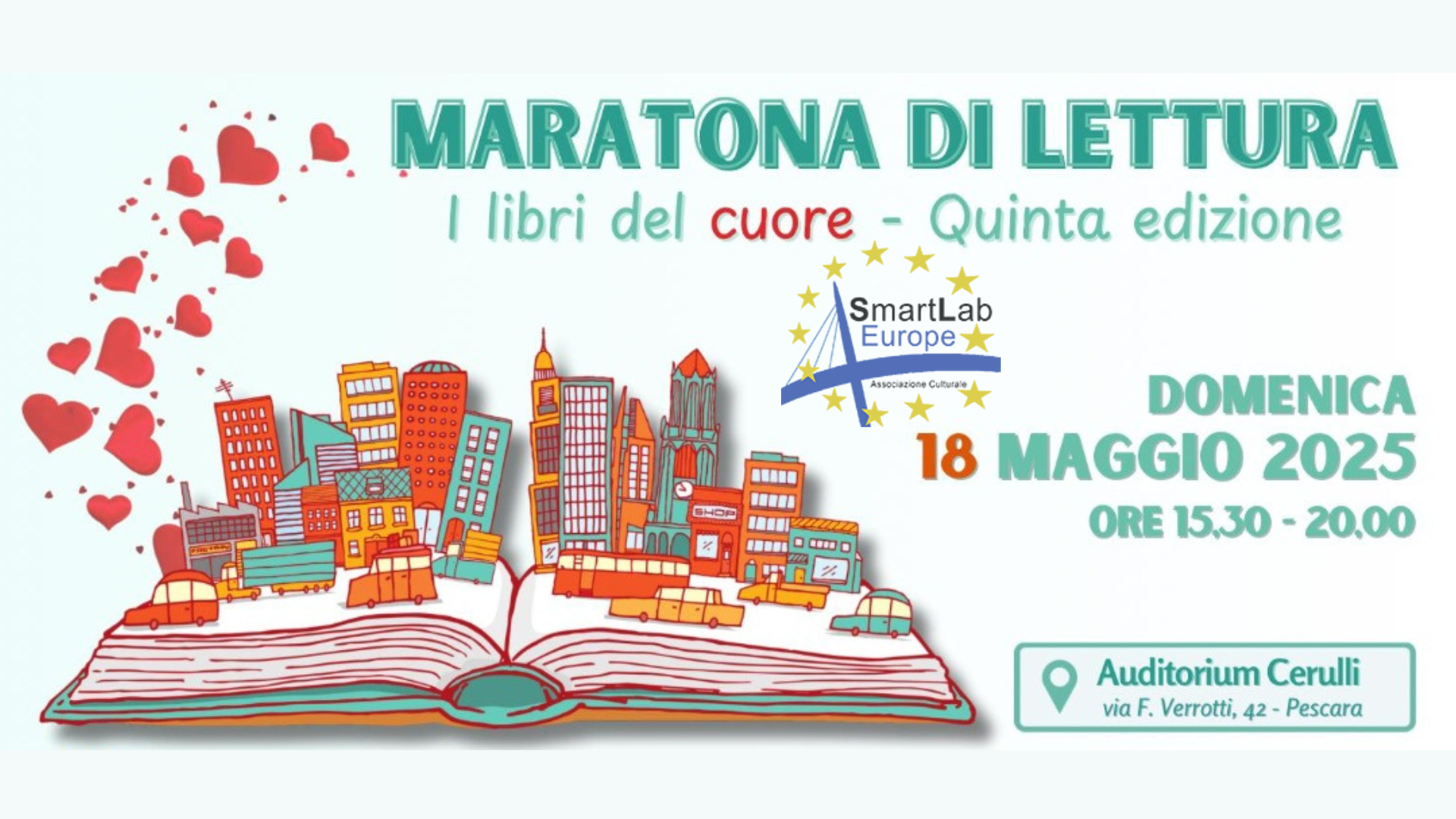 Maratona di Lettura a Pescara con l'Associazione SmartLab