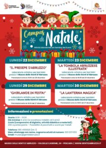 Campus di Natale 2025: creatività e tradizioni al Museo